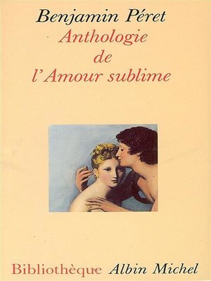 cover image of Anthologie de l'amour sublime